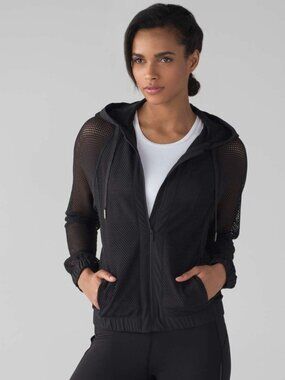 Lululemon Mesh on Mesh Jacket Black